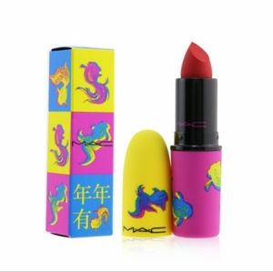 💜TURN UP YOUR LUCK MAC DISCONTINUED Powder KISS Lipstick NWT